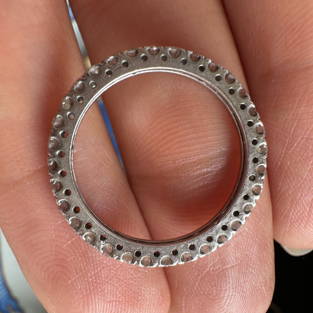 Platinum Eternity Ring - image 2